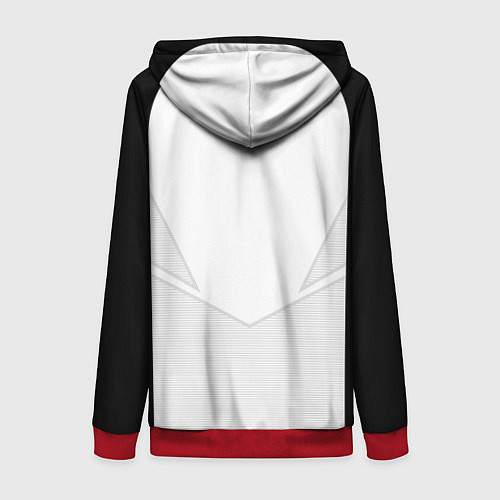 Женская толстовка на молнии JUVENTUS SPORT / 3D-Красный – фото 2