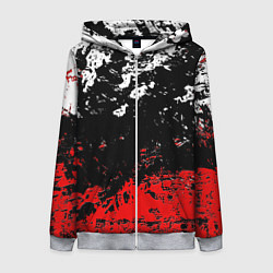 Женская толстовка на молнии Брызги красок