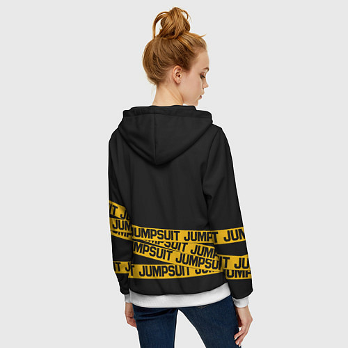 Женская толстовка на молнии Twenty One Pilots: Jumpsuit / 3D-Белый – фото 4