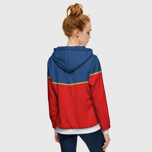 Женская толстовка на молнии FaZe Clan: Uniform / 3D-Белый – фото 4