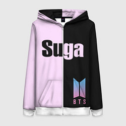 Женская толстовка на молнии BTS Suga