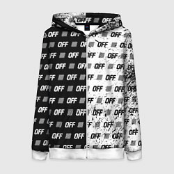 Толстовка на молнии женская Off-White: Black & White, цвет: 3D-белый