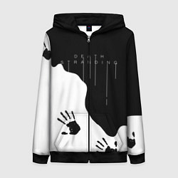 Толстовка на молнии женская DEATH STRANDING, цвет: 3D-черный