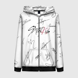 Женская толстовка на молнии STRAY KIDS АВТОГРАФЫ
