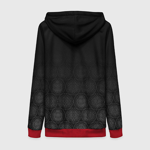 Женская толстовка на молнии BRING ME THE HORIZON / 3D-Красный – фото 2