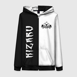 Толстовка на молнии женская KIZARU, цвет: 3D-черный