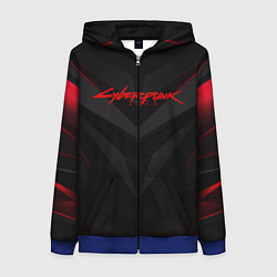 Женская толстовка на молнии CYBERPUNK 2077