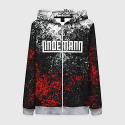 Толстовка на молнии женская LINDEMANN: Colour Splash, цвет: 3D-меланж