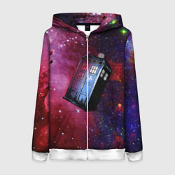 Женская толстовка на молнии Doctor Who