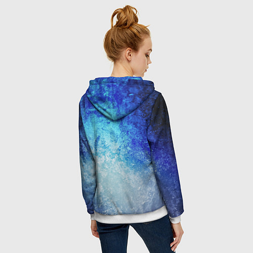 Женская толстовка на молнии STALKER ZONE / 3D-Белый – фото 4