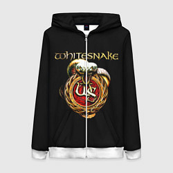 Женская толстовка на молнии Whitesnake