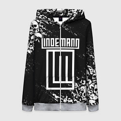 Толстовка на молнии женская LINDEMANN, цвет: 3D-меланж