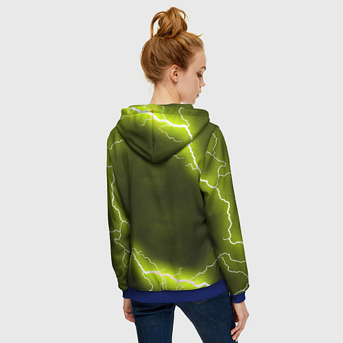 Женская толстовка на молнии Ark Survival Evolved / 3D-Синий – фото 4