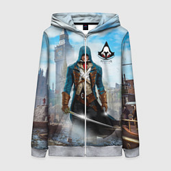 Женская толстовка на молнии Assasin's creed