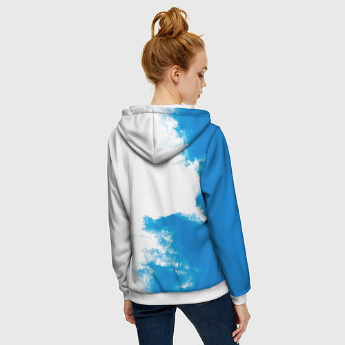 Женская толстовка на молнии ВДВ / 3D-Белый – фото 4