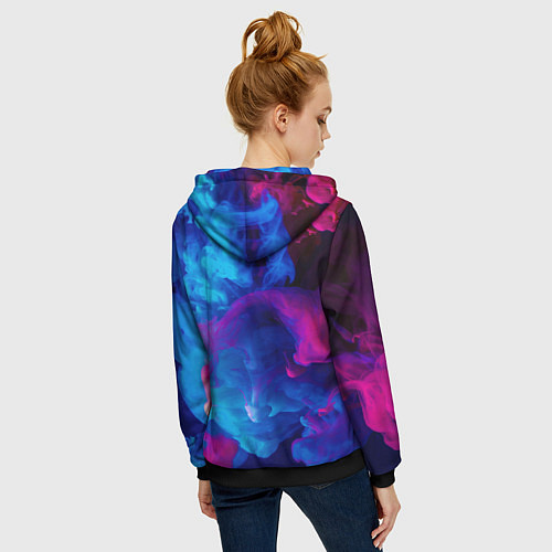 Женская толстовка на молнии ASSASSINS CREED / 3D-Черный – фото 4