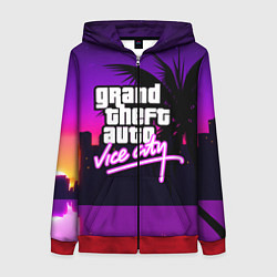 Женская толстовка на молнии GTA:VICE CITY