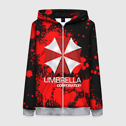 Женская толстовка на молнии UMBRELLA CORP