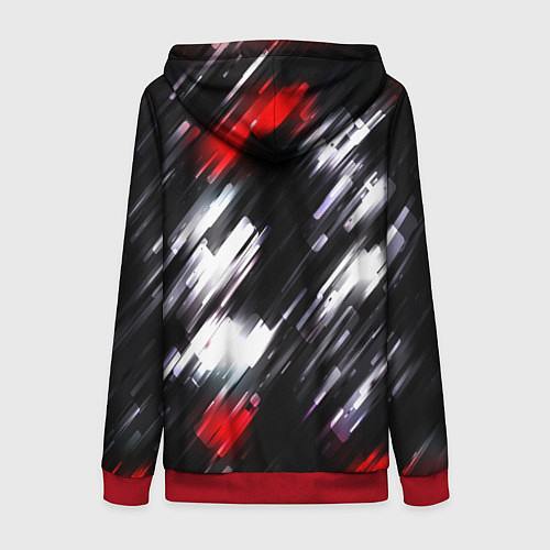 Женская толстовка на молнии UMBRELLA CORPORATION / 3D-Красный – фото 2