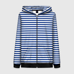 Женская толстовка на молнии Тельняшка ВМФ