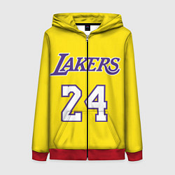 Женская толстовка на молнии Kobe Bryant 24