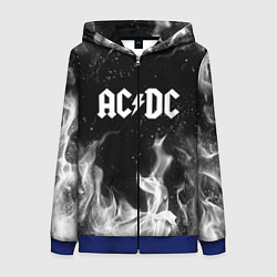 Женская толстовка на молнии AC DC