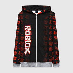 Толстовка на молнии женская Roblox, цвет: 3D-меланж