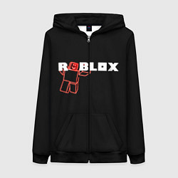 Толстовка на молнии женская Роблокс Roblox, цвет: 3D-черный