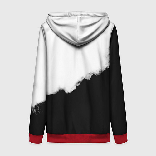 Женская толстовка на молнии Внутренние Войска / 3D-Красный – фото 2