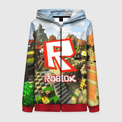 Женская толстовка на молнии ROBLOX