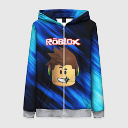 Толстовка на молнии женская ROBLOX, цвет: 3D-меланж