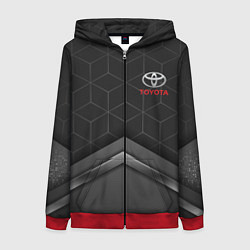 Женская толстовка на молнии TOYOTA