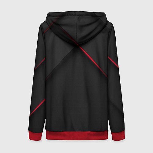 Женская толстовка на молнии TOYOTA / 3D-Красный – фото 2