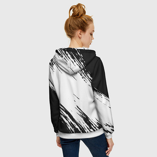 Женская толстовка на молнии NIRVANA / 3D-Белый – фото 4