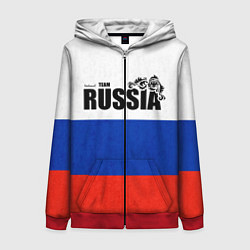 Женская толстовка на молнии Russia