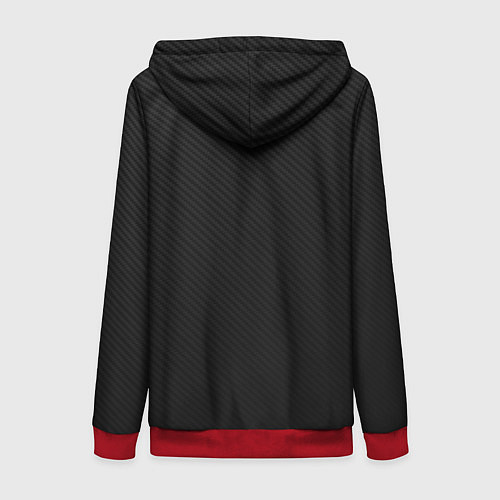 Женская толстовка на молнии SUBARU / 3D-Красный – фото 2