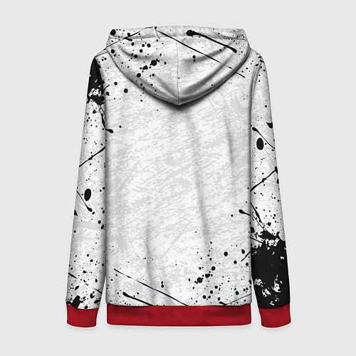 Женская толстовка на молнии BERSERK / 3D-Красный – фото 2