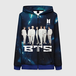 Женская толстовка на молнии BTS