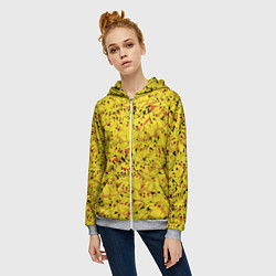 Толстовка на молнии женская Пикачу, цвет: 3D-меланж — фото 2