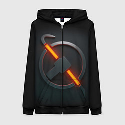 Женская толстовка на молнии HALF-LIFE