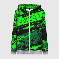 Толстовка на молнии женская Roblox, цвет: 3D-меланж