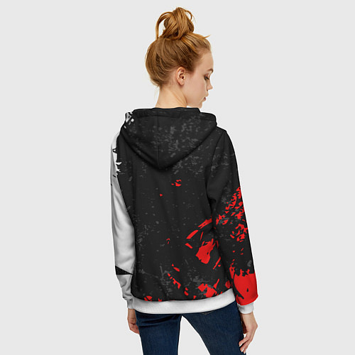 Женская толстовка на молнии METRO EXODUS / 3D-Белый – фото 4