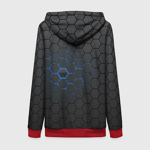 Женская толстовка на молнии Crysis / 3D-Красный – фото 2