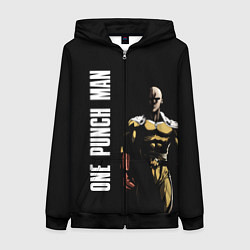 Женская толстовка на молнии One Punch Man