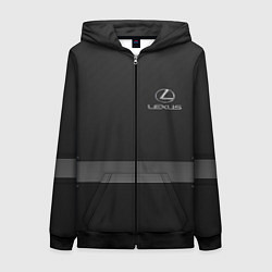 Женская толстовка на молнии LEXUS