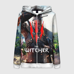 Женская толстовка на молнии The Witcher