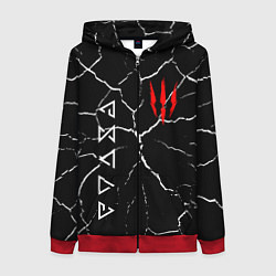 Женская толстовка на молнии The Witcher