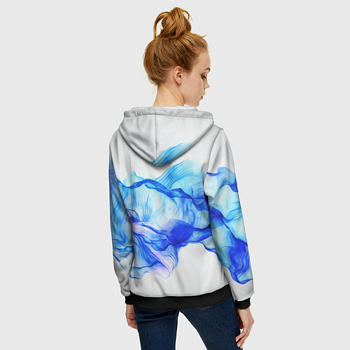 Женская толстовка на молнии MONSTER ENERGY / 3D-Черный – фото 4