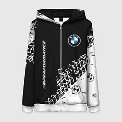 Женская толстовка на молнии BMW БМВ