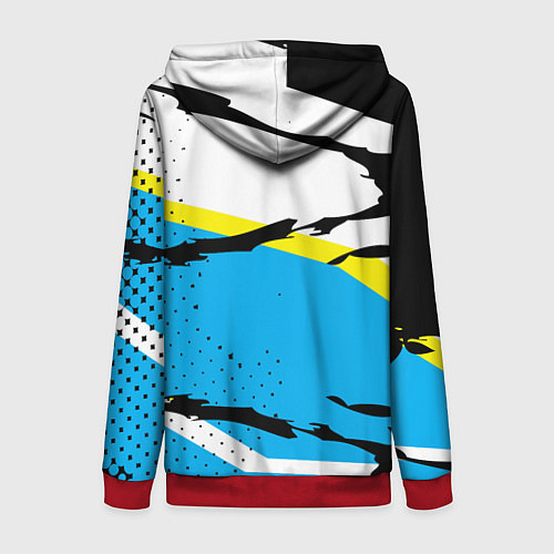 Женская толстовка на молнии Judo / 3D-Красный – фото 2